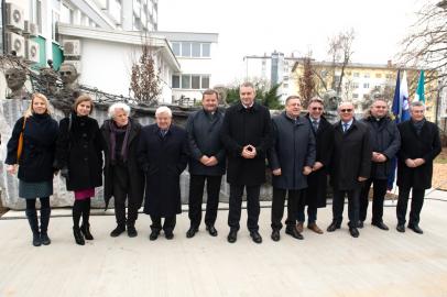 Odkritje spomenika ob 100. obletnici priključitve Prekmurja in združitve prekmurskih Slovencev z matičnim narodom, 12. 12. 2019